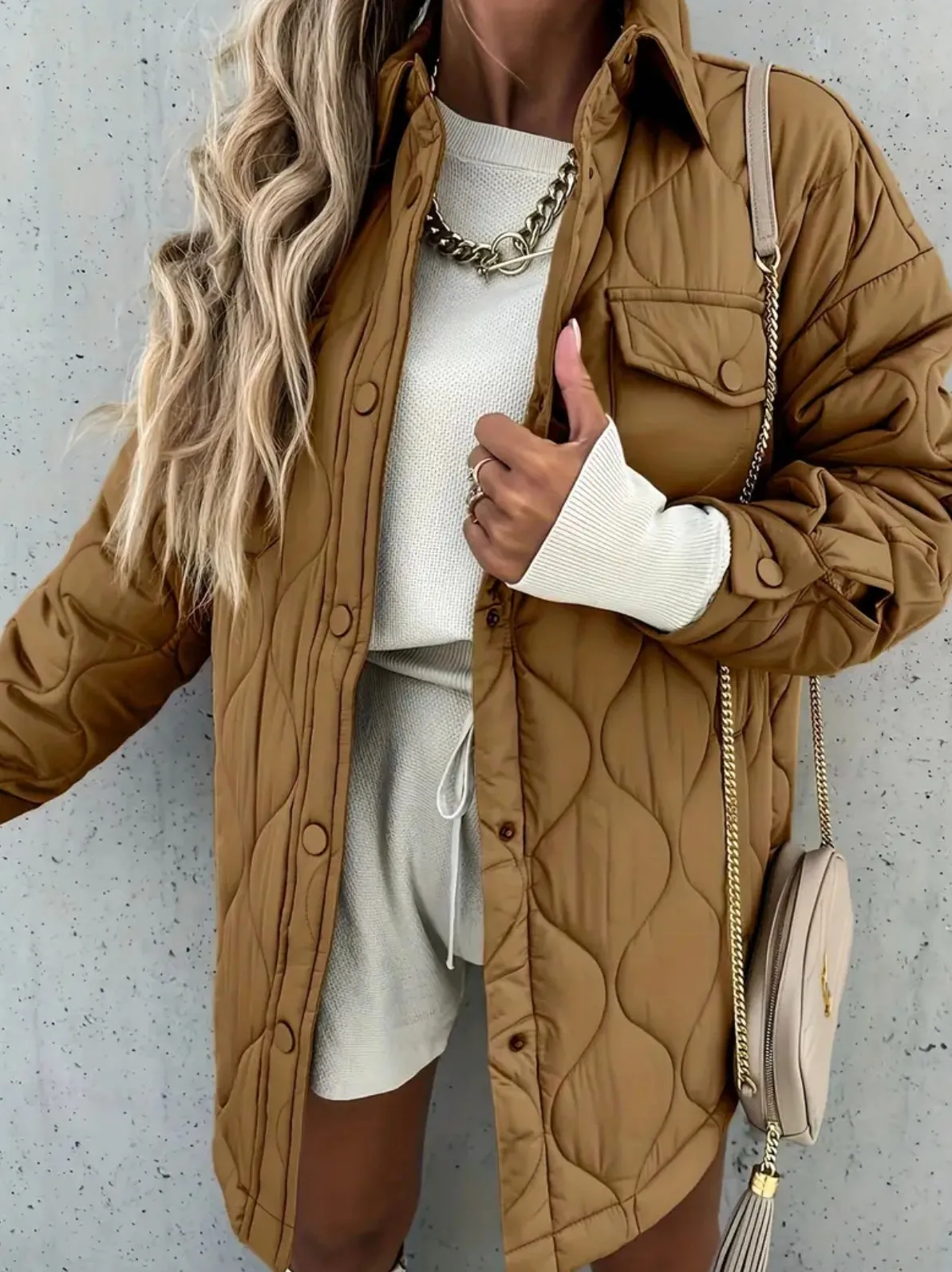 “Fall in Love” Quilted Jacket