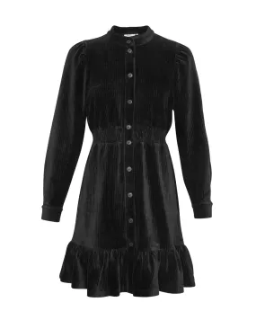 Floriana Shirt Dress - Black