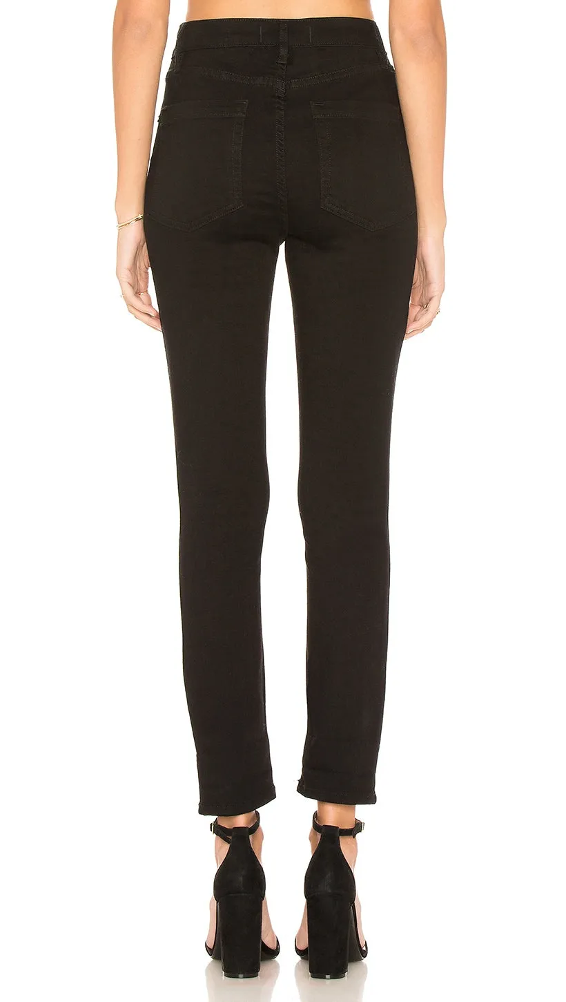 Free People Long And Lean Jegging Black