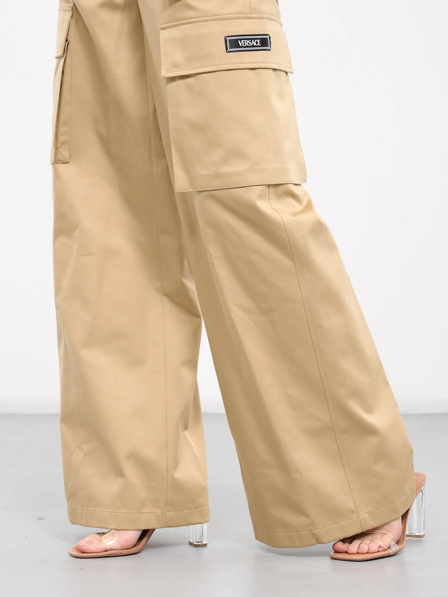 Gabardine Cargo Pants (1013640-1A01718-SAND)