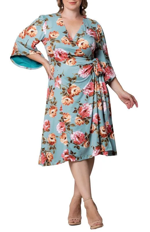 Gemini Wrap Dress - Plus