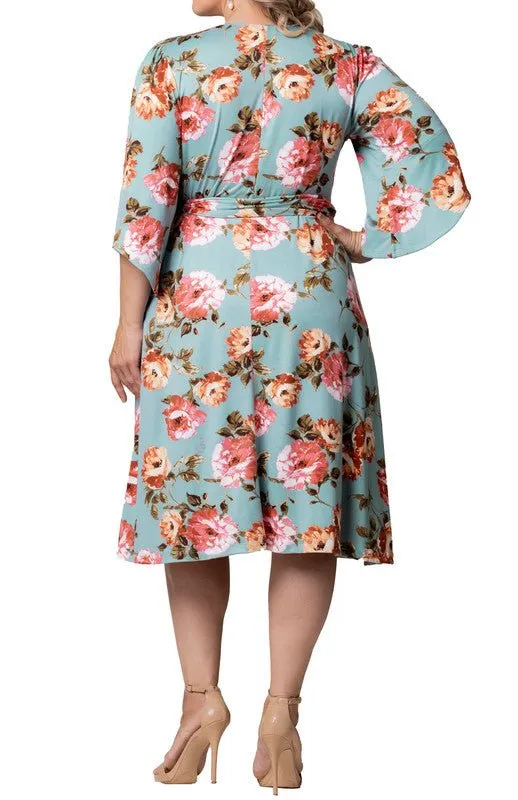 Gemini Wrap Dress - Plus