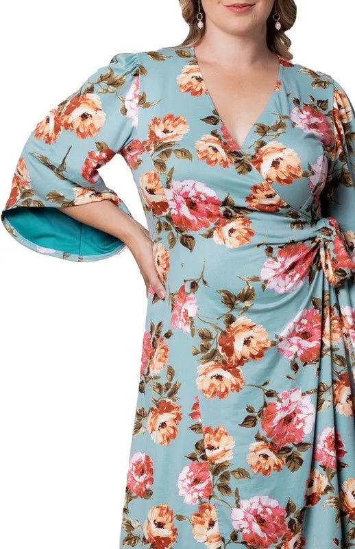 Gemini Wrap Dress - Plus