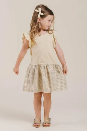 Girls Dress Rylee   Cru Grid Coury