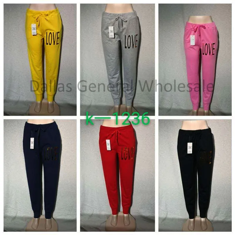 Girls Love Sweat Pants Wholesale