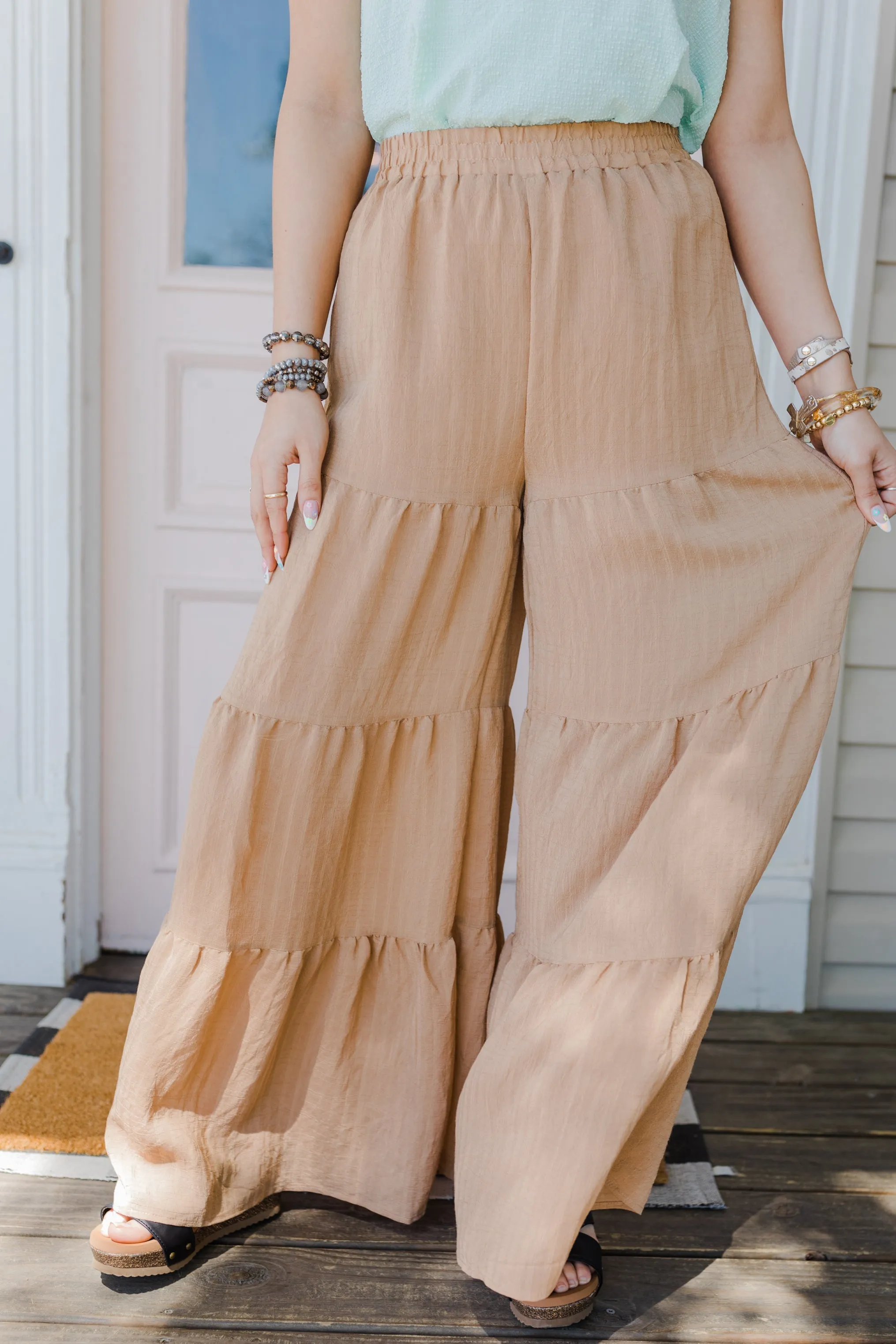 Go with the Flow Ruffle Pants