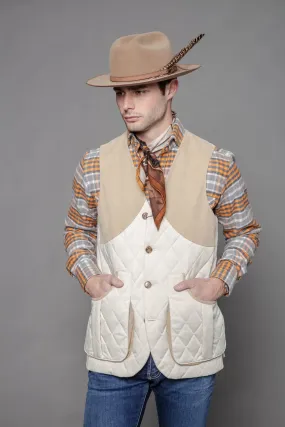 Gordon Field Vest in Ivory