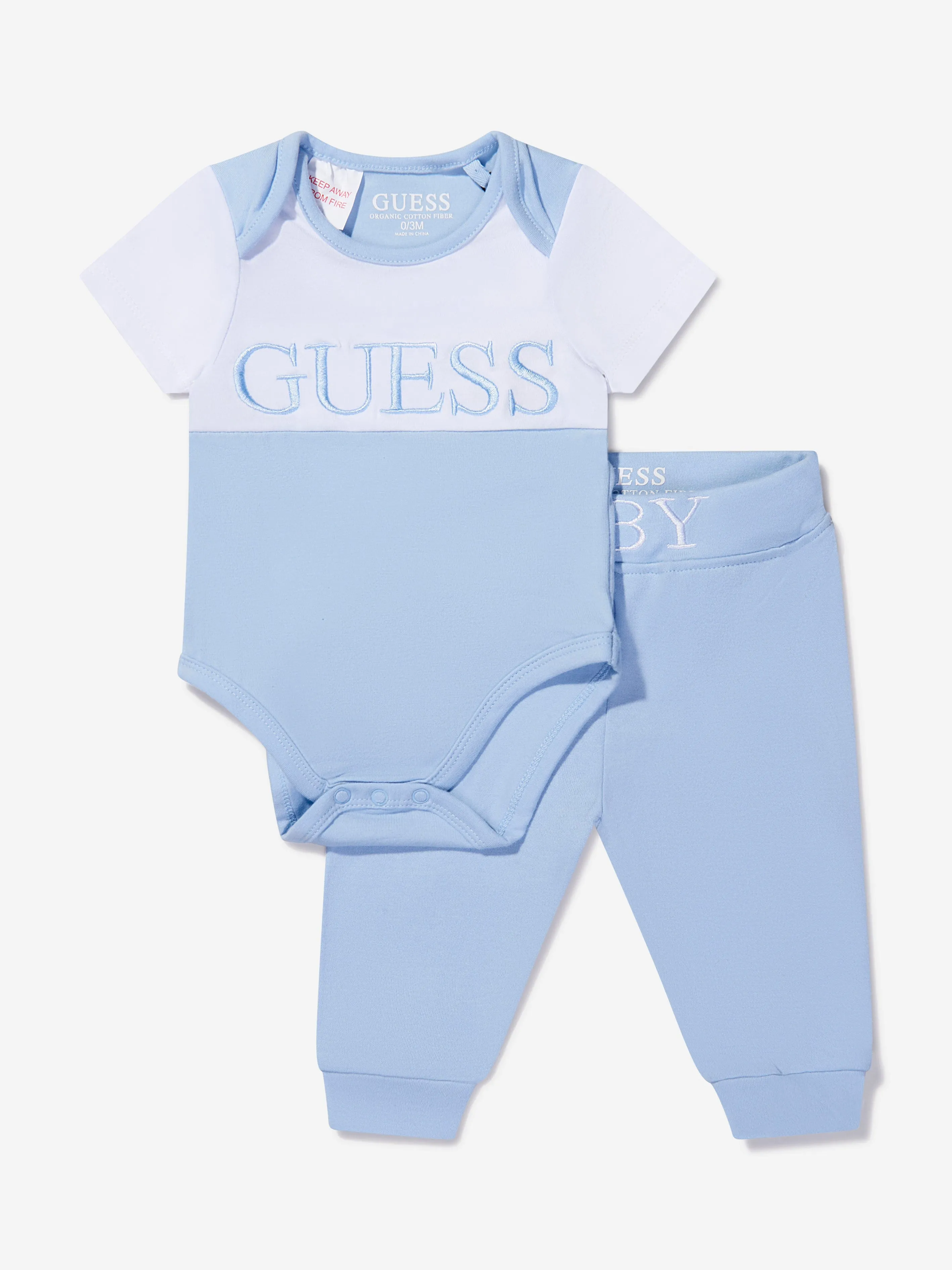 Guess Baby Boys Bodysuit And Pants Set