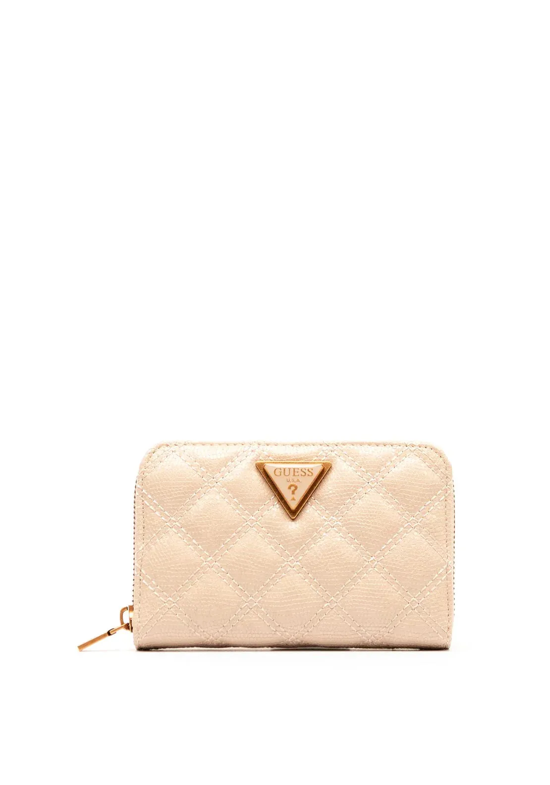 Guess Giully Almond Quilted Small Wallet