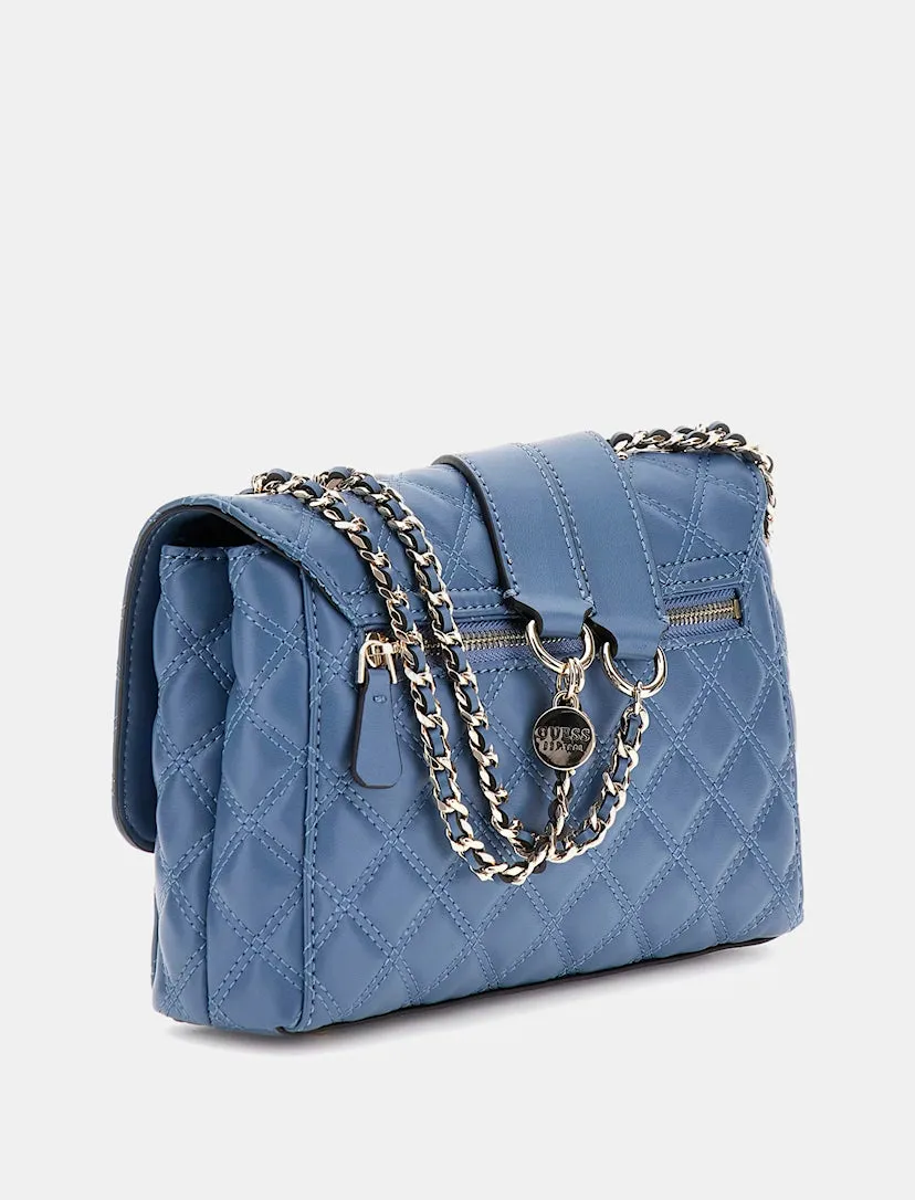 GUESS GIULLY QUILTED FLAP CROSSBODY