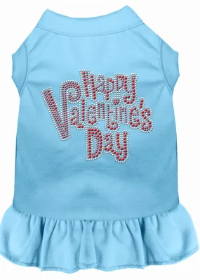 Happy Valentines Day Rhinestone Dress Baby Blue Xxxl (20)