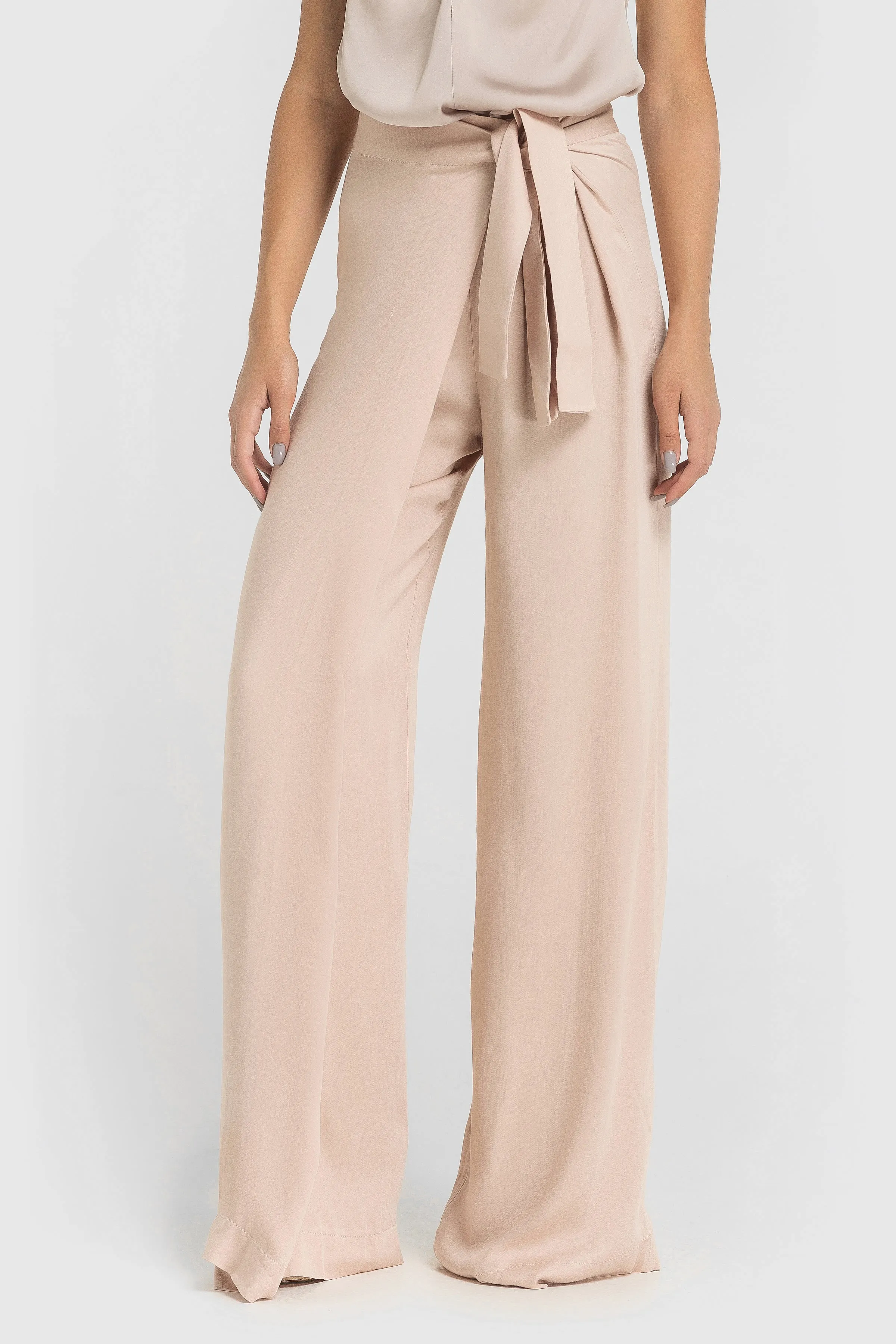 Harem Wrap Palazzo Pants