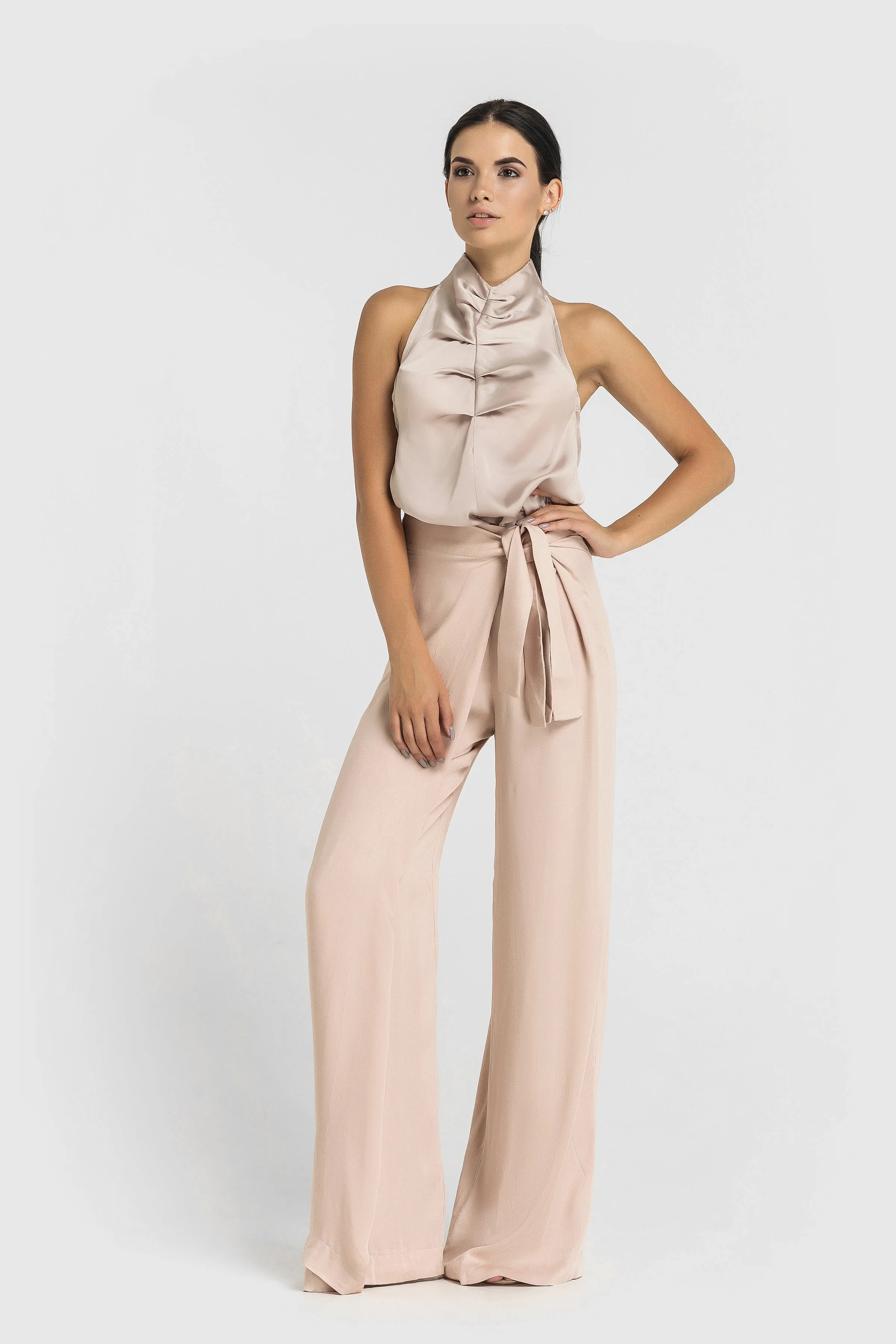 Harem Wrap Palazzo Pants