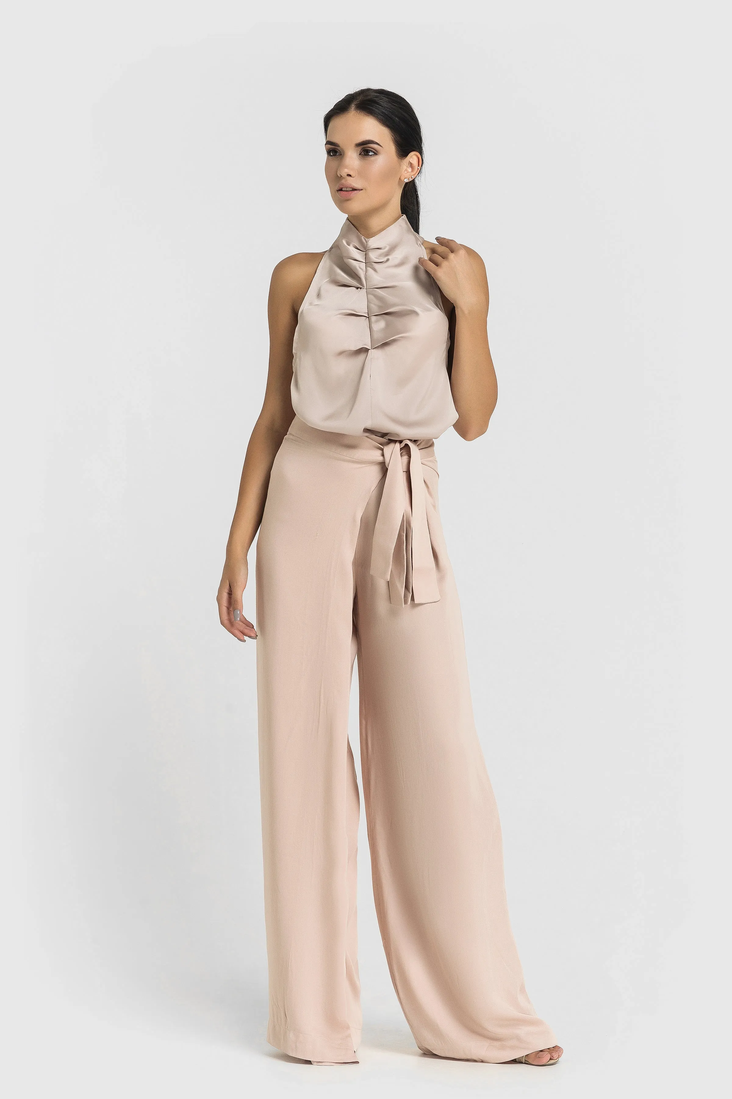 Harem Wrap Palazzo Pants