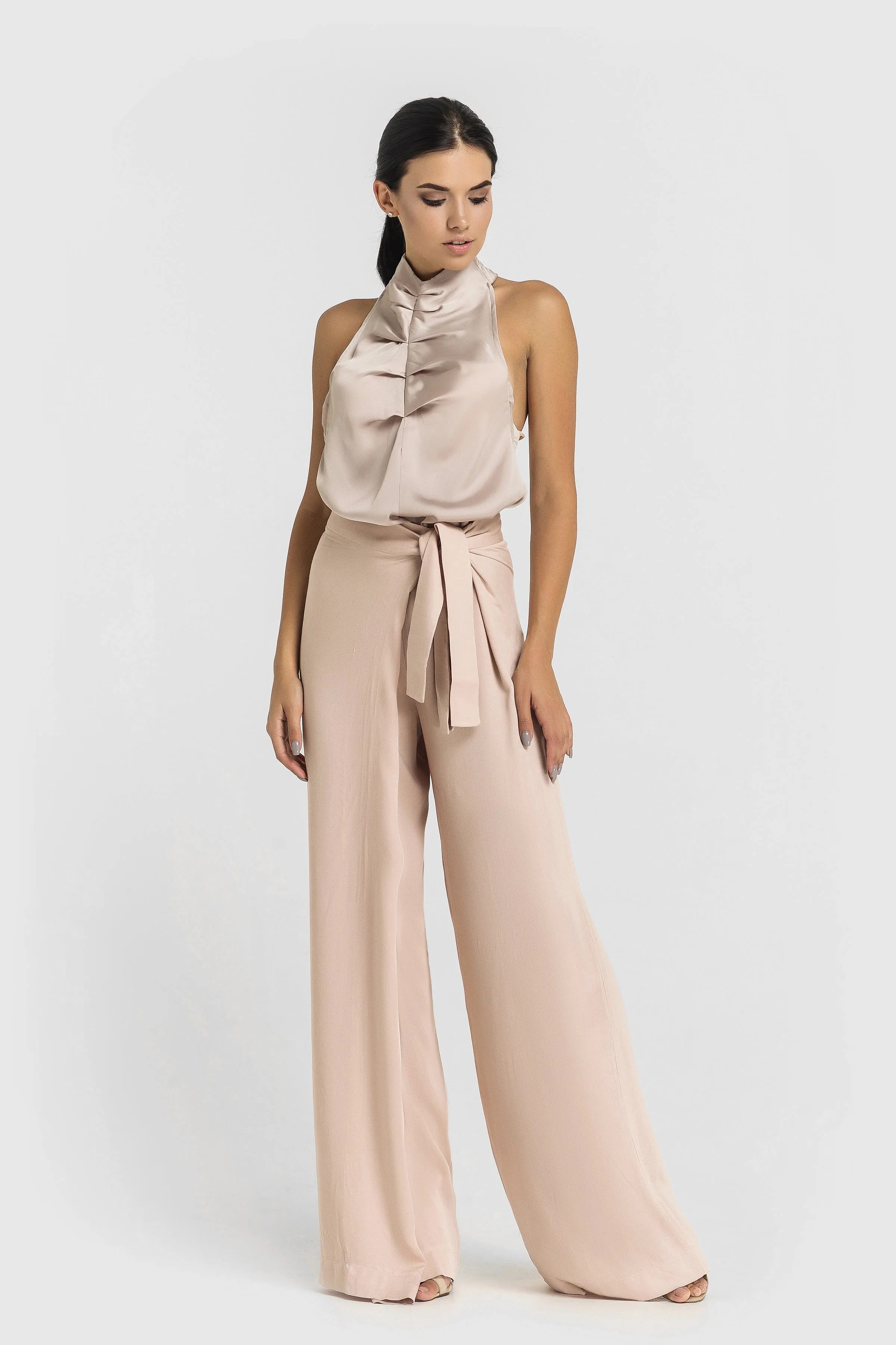 Harem Wrap Palazzo Pants