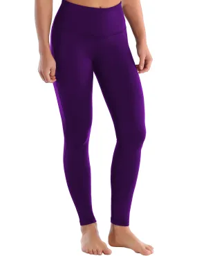 High Waist Side Line Gym Pants eggplantpurple_Gym