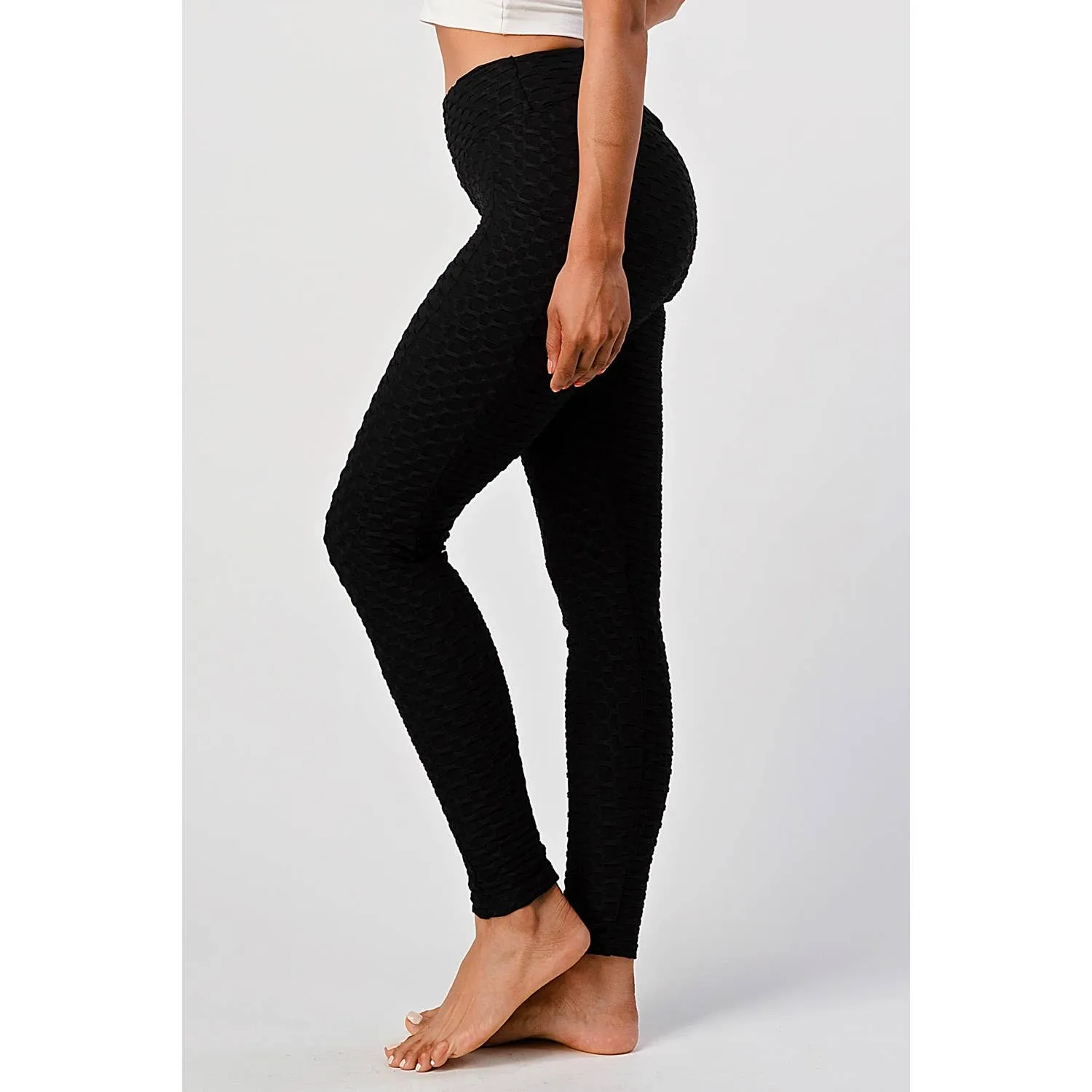 HIGH WAIST YOGA PANTS SCRUNCH BUTT LIFT LEGGINGS WITH POCKET