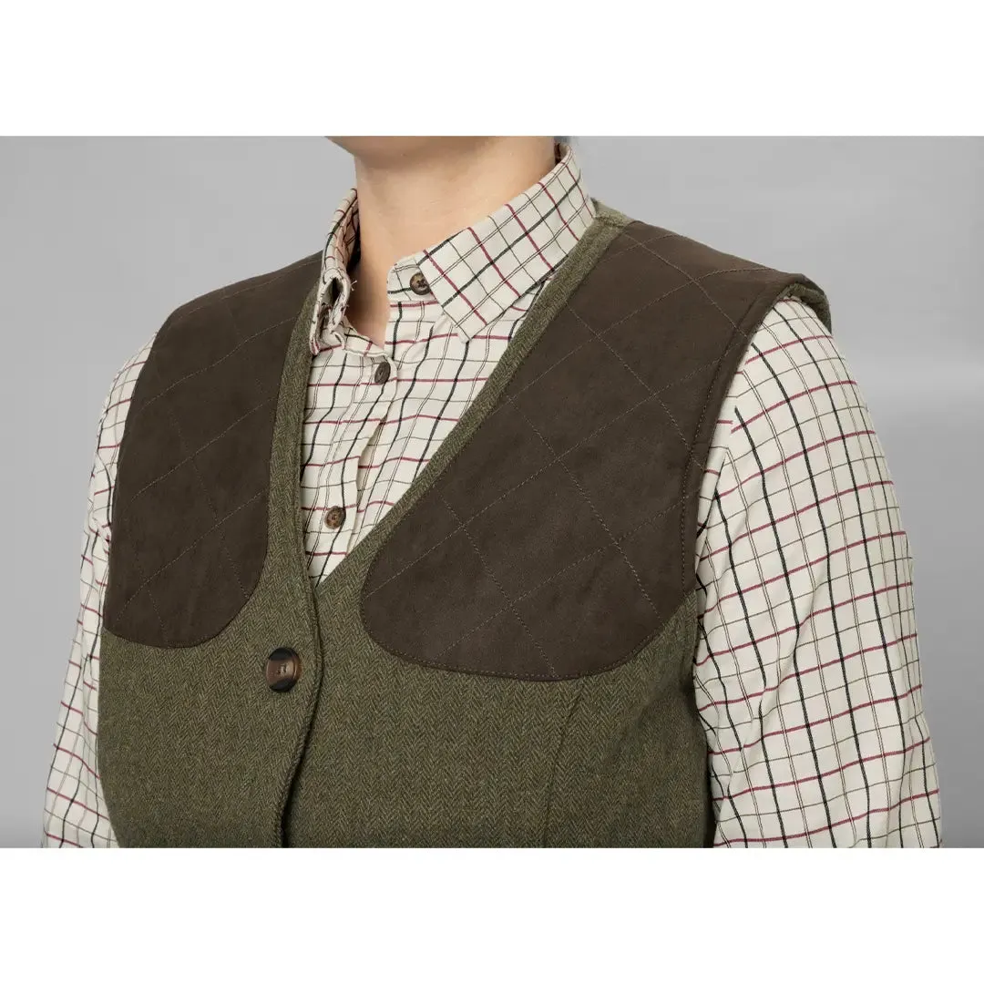 Hillside Harriet Waistcoat - Moss Green by Seeland