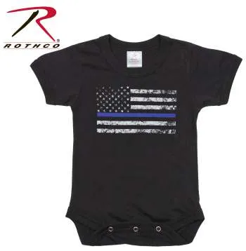 Infant Thin Blue Line One-Piece Bodysuit