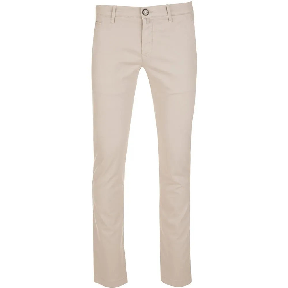 Jacob Cohen Beige Cotton Chino Trousers – Slim Fit Elegance