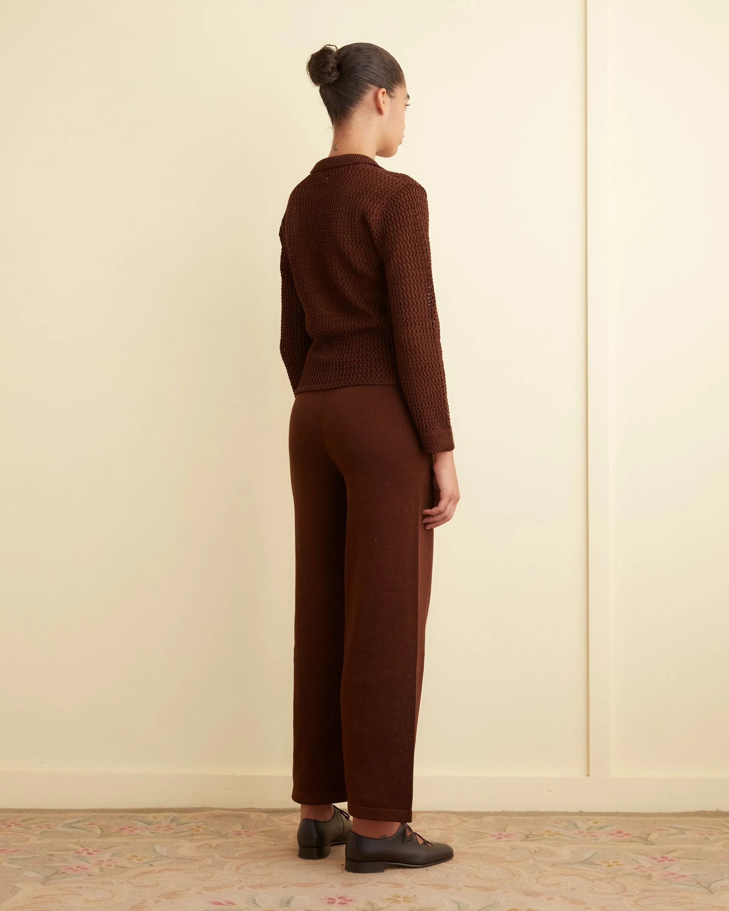 Johnny Knit Pants - Brown