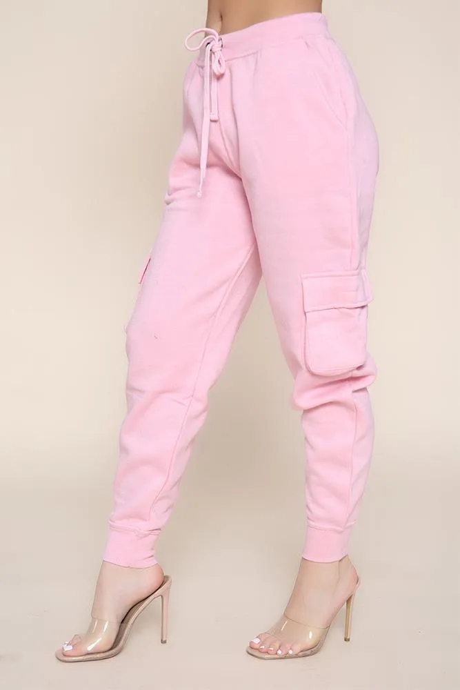 Ladies Fleece Cargo Style Trouser