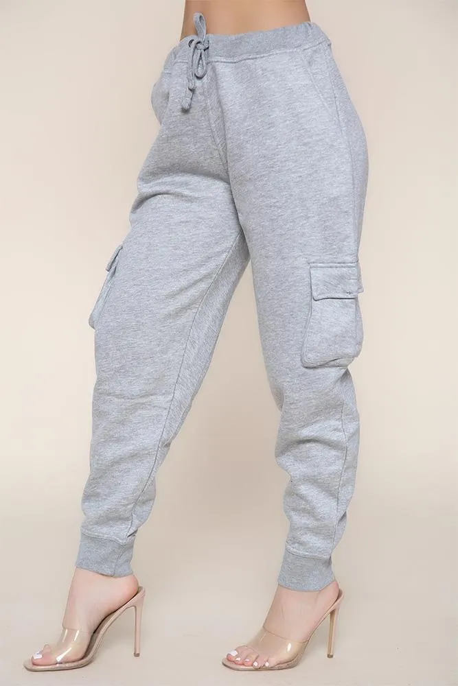 Ladies Fleece Cargo Style Trouser