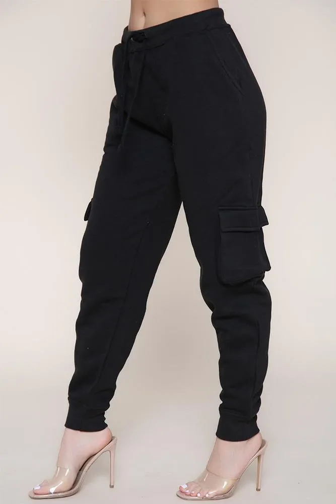 Ladies Fleece Cargo Style Trouser