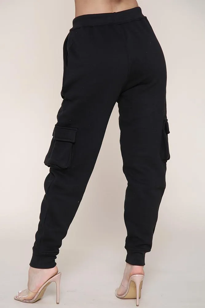 Ladies Fleece Cargo Style Trouser