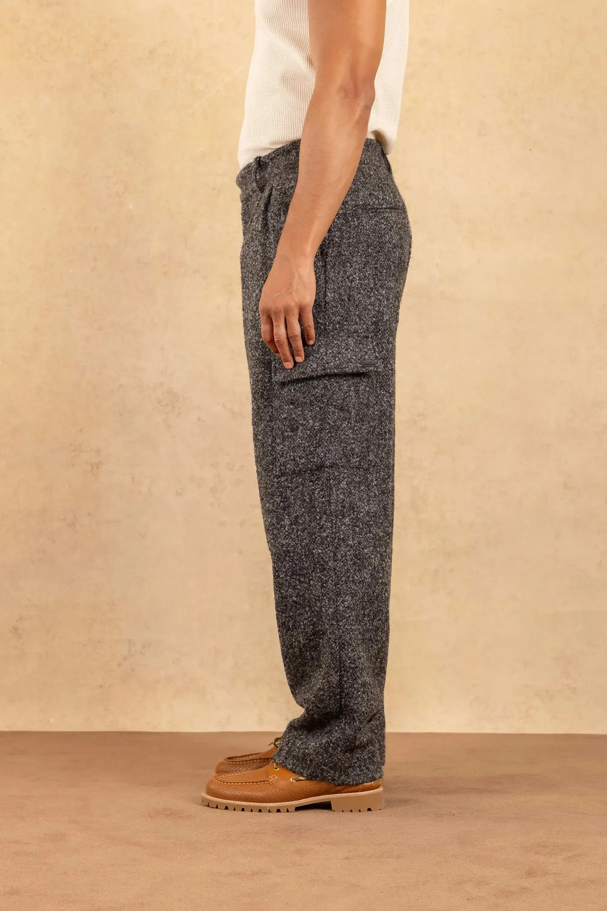 Le Pantalon Tweed Chiné