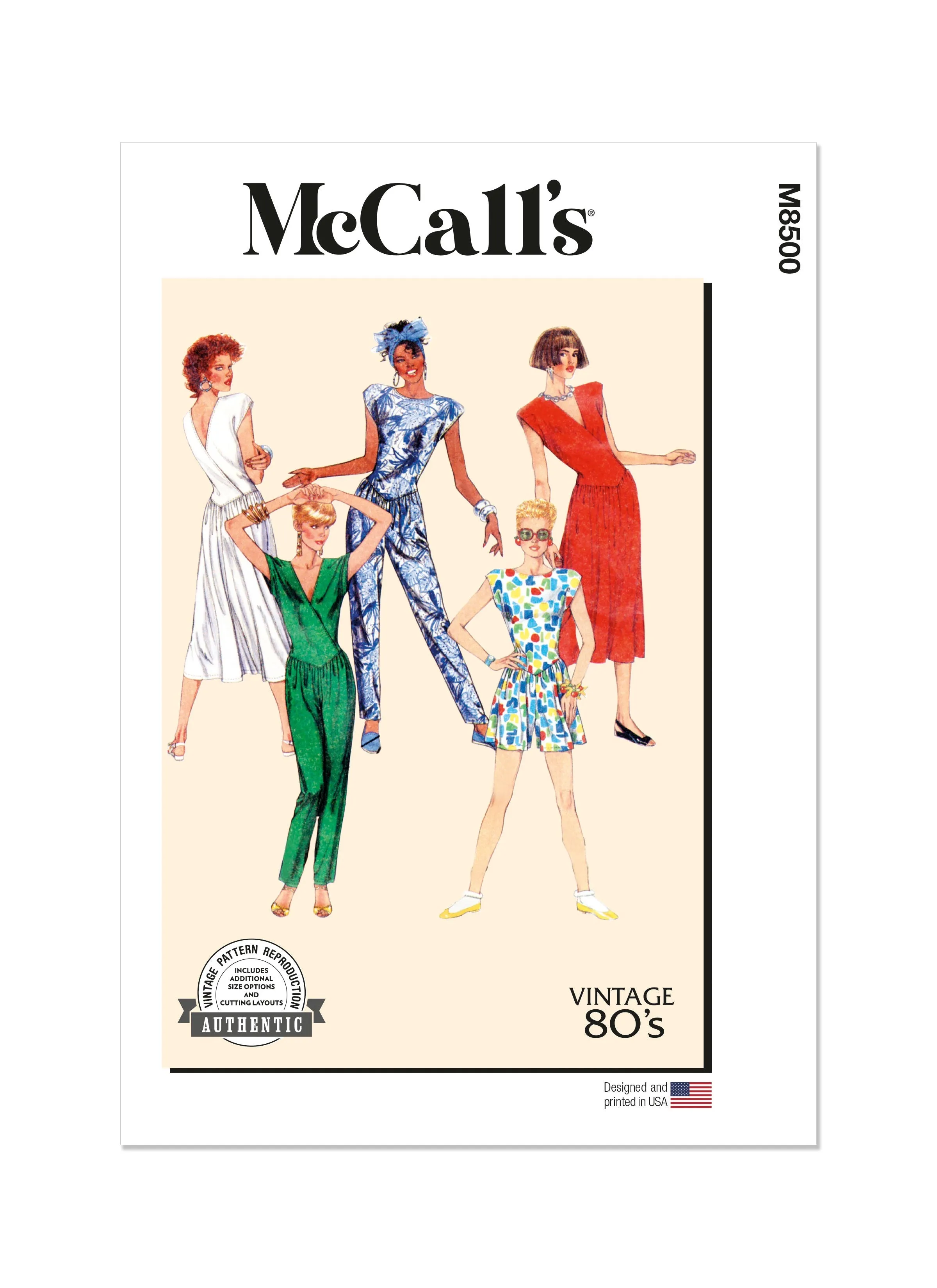 McCall's sewing pattern 8500 Knit Dress and Jumpsuits