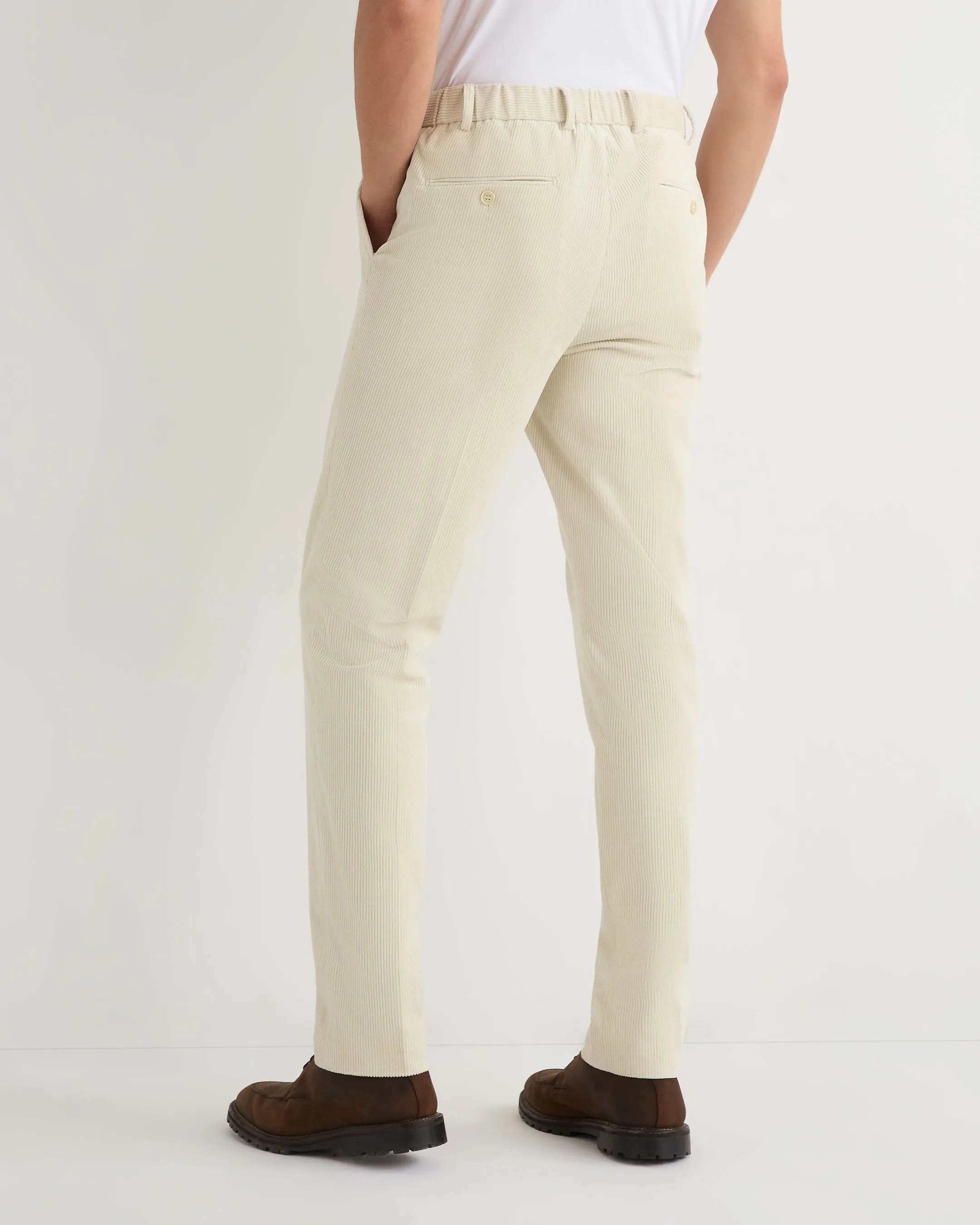 Men's Atrani Cord Trousers Off White