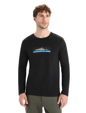 Mens Merino Tech Lite II Long Sleeve T-Shirt Ski Fields