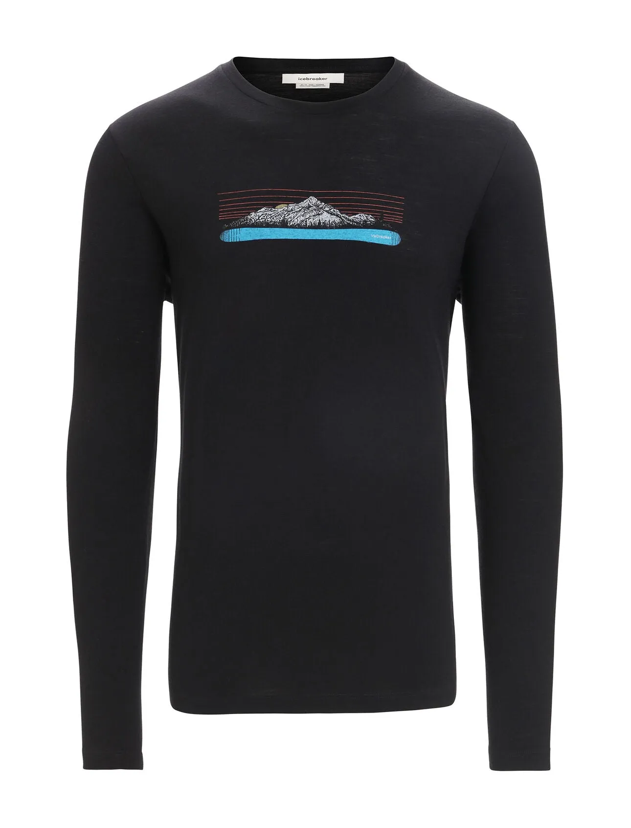 Mens Merino Tech Lite II Long Sleeve T-Shirt Ski Fields