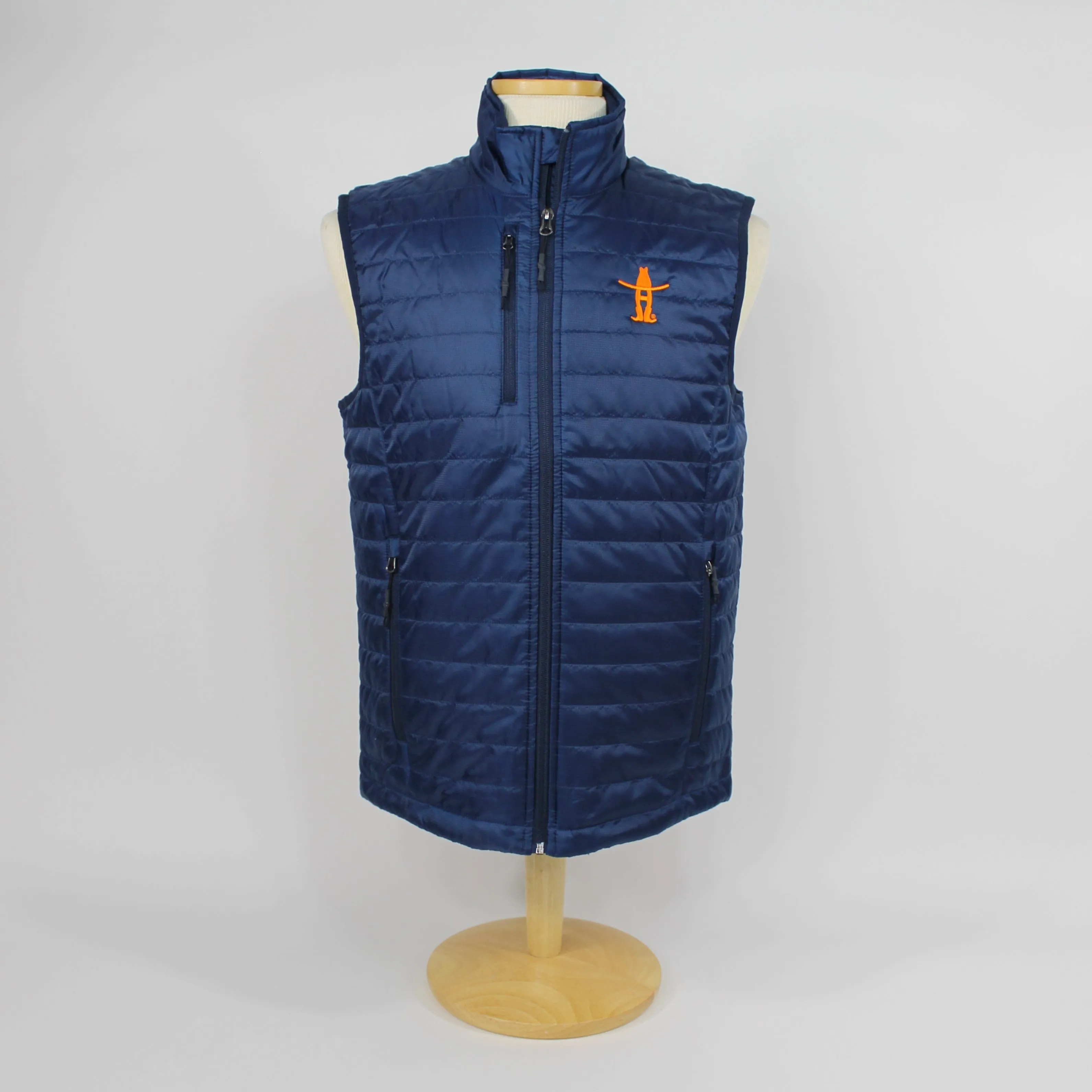 Mens Quilted Vest - Navy