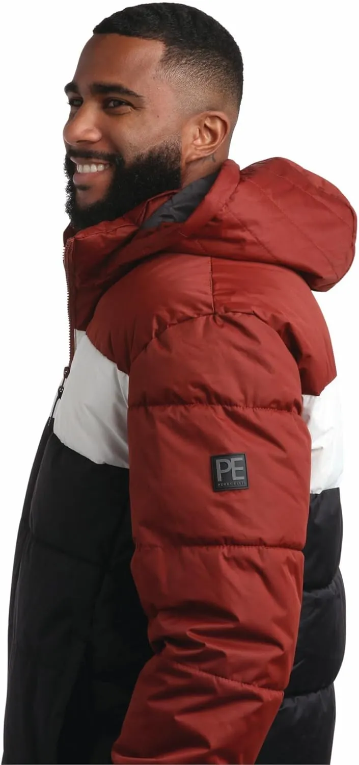 Men's Winter Ski Jacket with Hood | Versatile & Functional Puffer Jacket Black