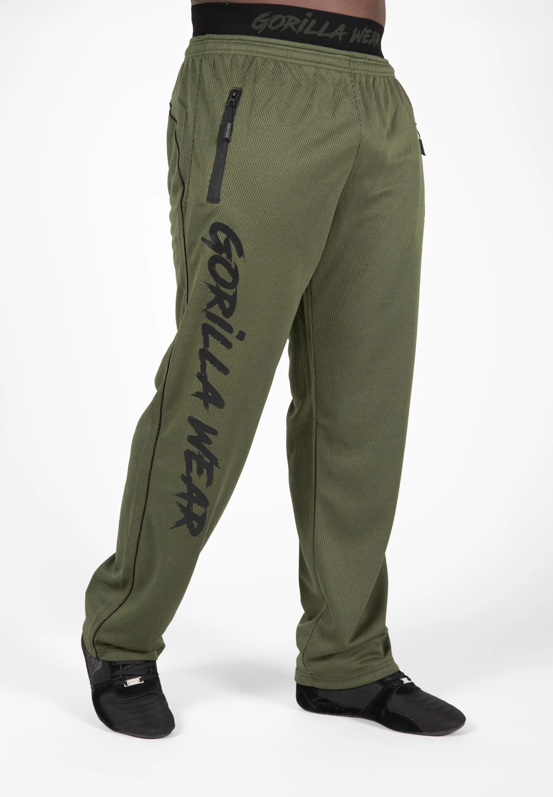 Mercury Mesh Pants - Army Green/Black