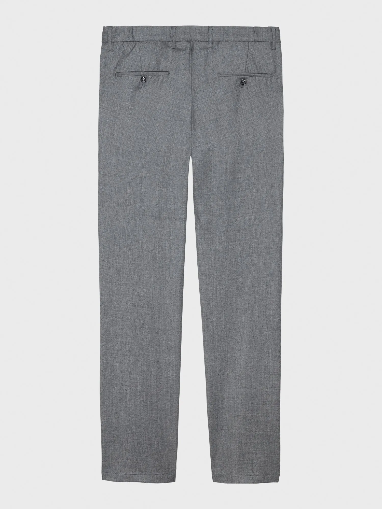 Mersino Grey Luxury Wool Trousers - Woven in Italy