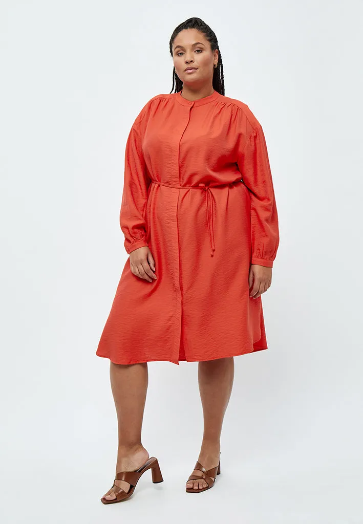 Mirinda Harmonia Shirt Dress Curve - Intense Orange