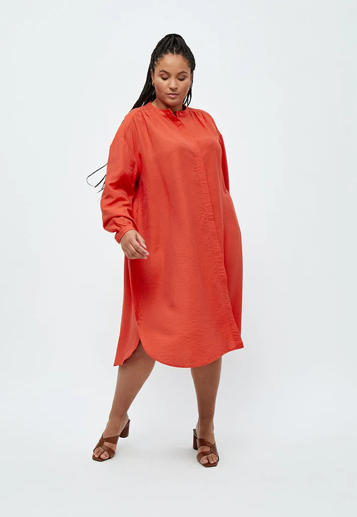 Mirinda Harmonia Shirt Dress Curve - Intense Orange