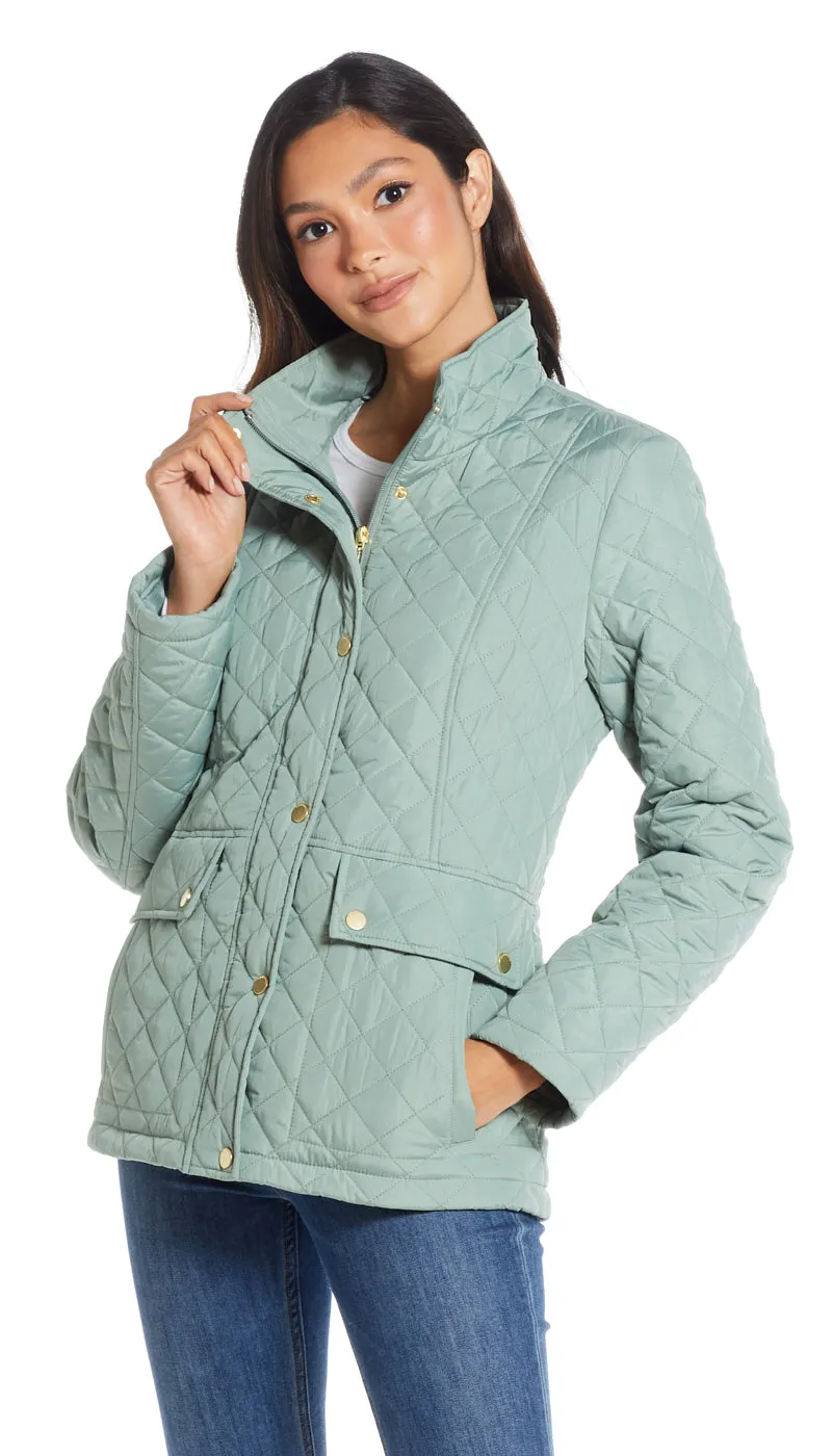 MODERN QUILTED BARN JACKET