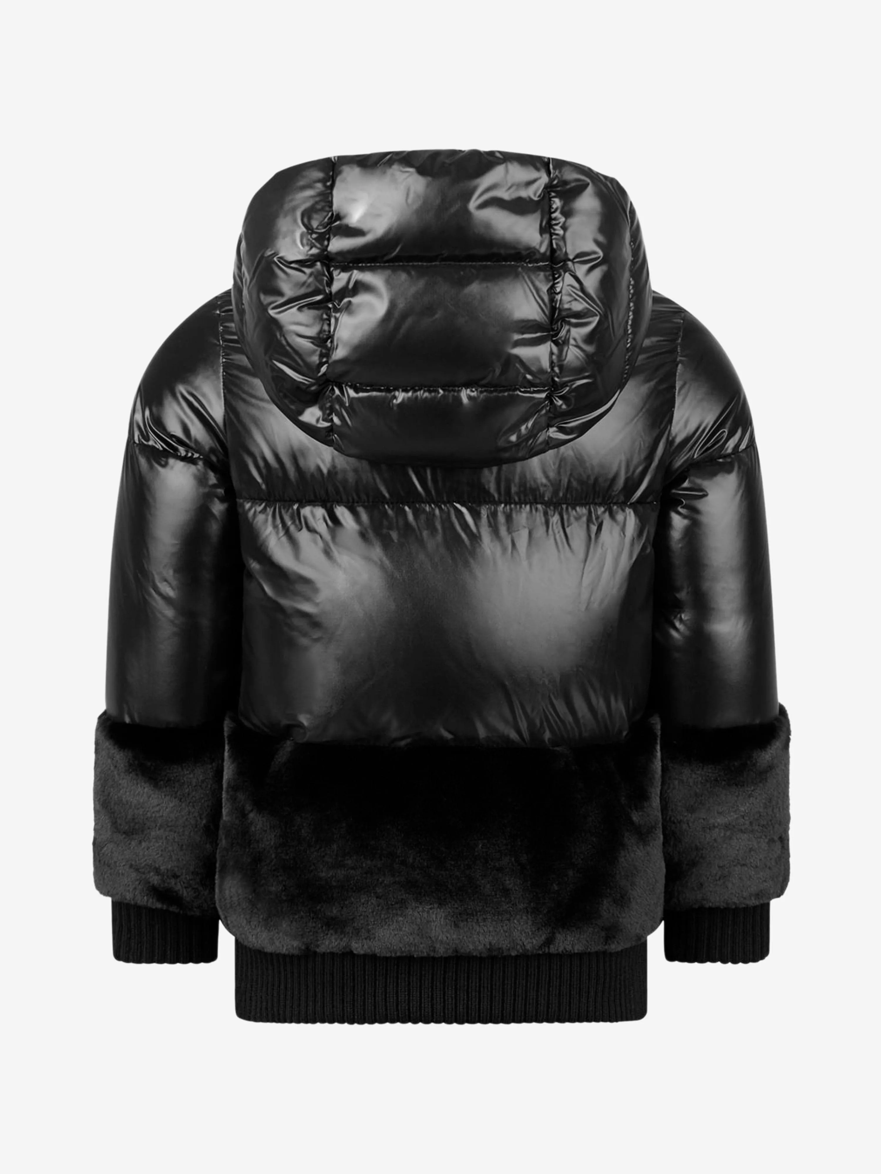 Moncler Enfant Moncler Girls Down Padded Logo Jacket