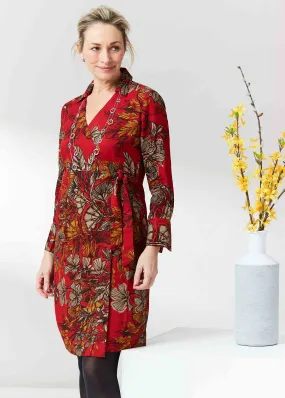 Naomi Fully Opening Tie Fastening Wrap Dress