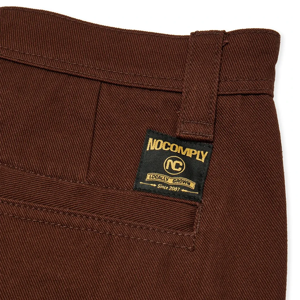 No-Comply Chino Skate Pant - Brown