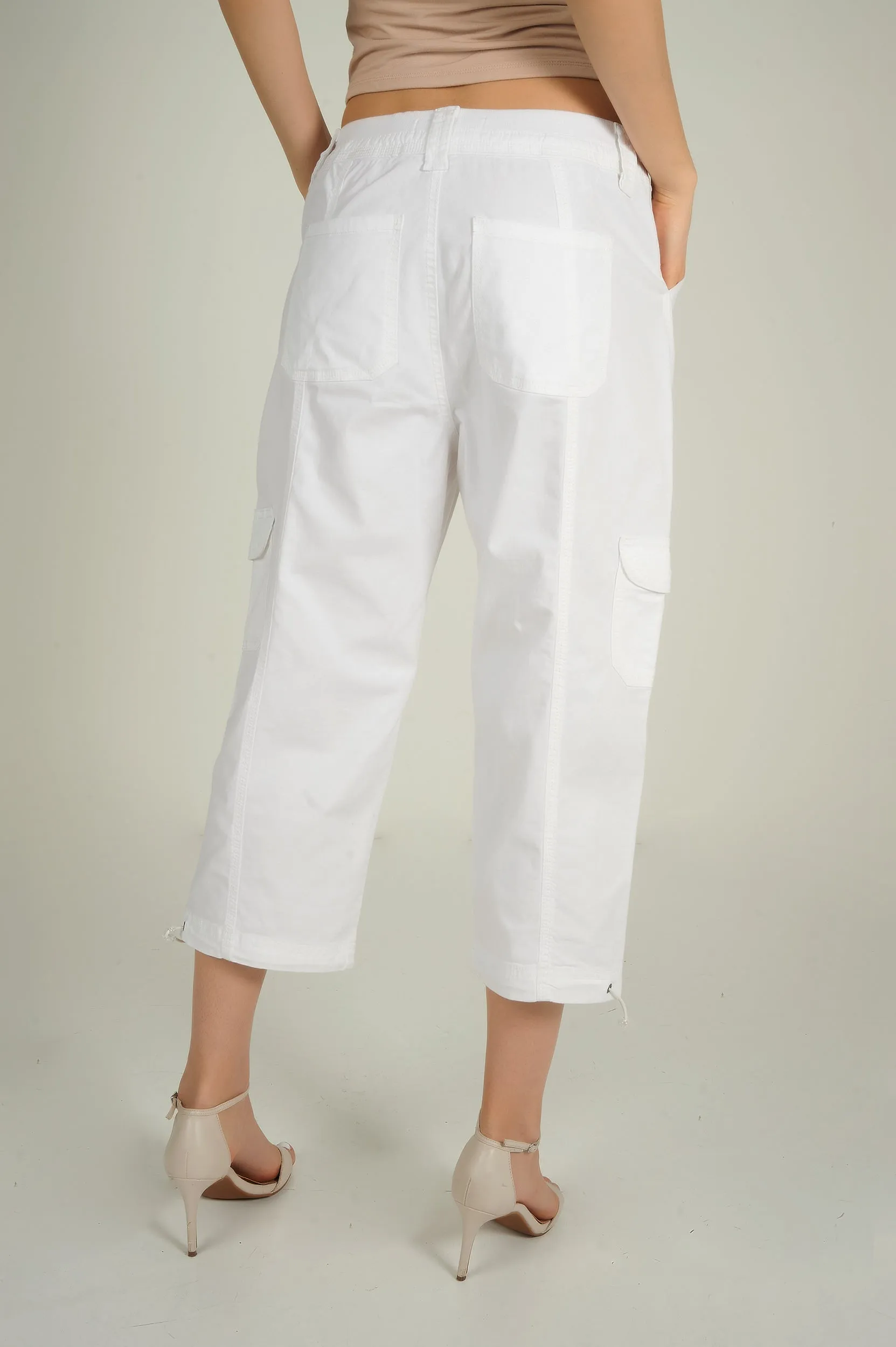 Pantalon capri cargo - 8266018 - (E-C16)