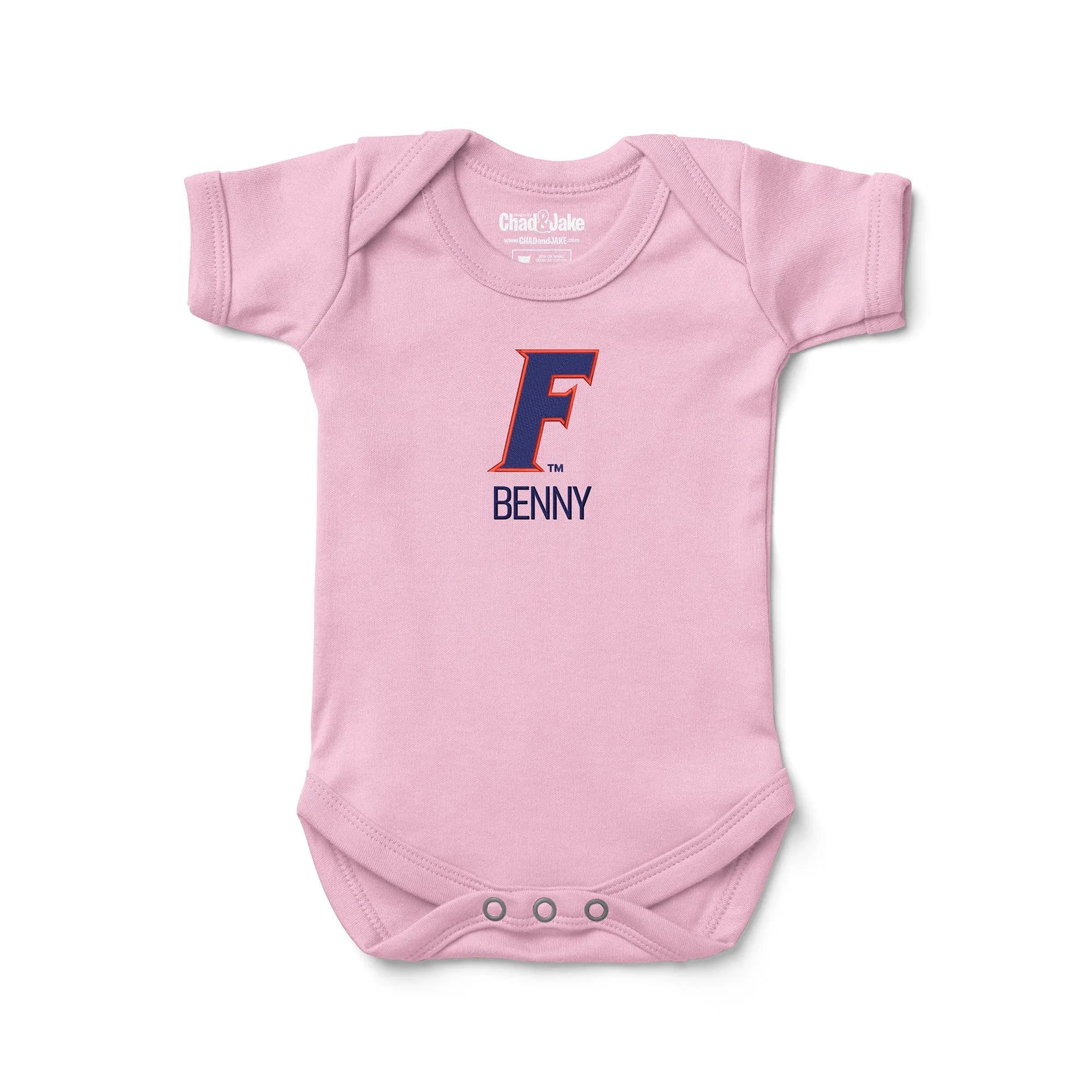 Personalized Florida Gators Slanted F Bodysuit