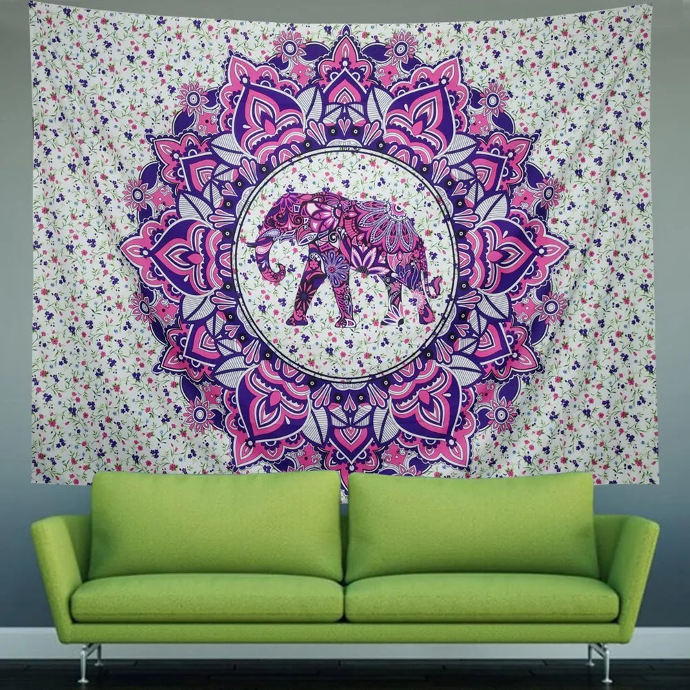 Pink Elephant Tapestry