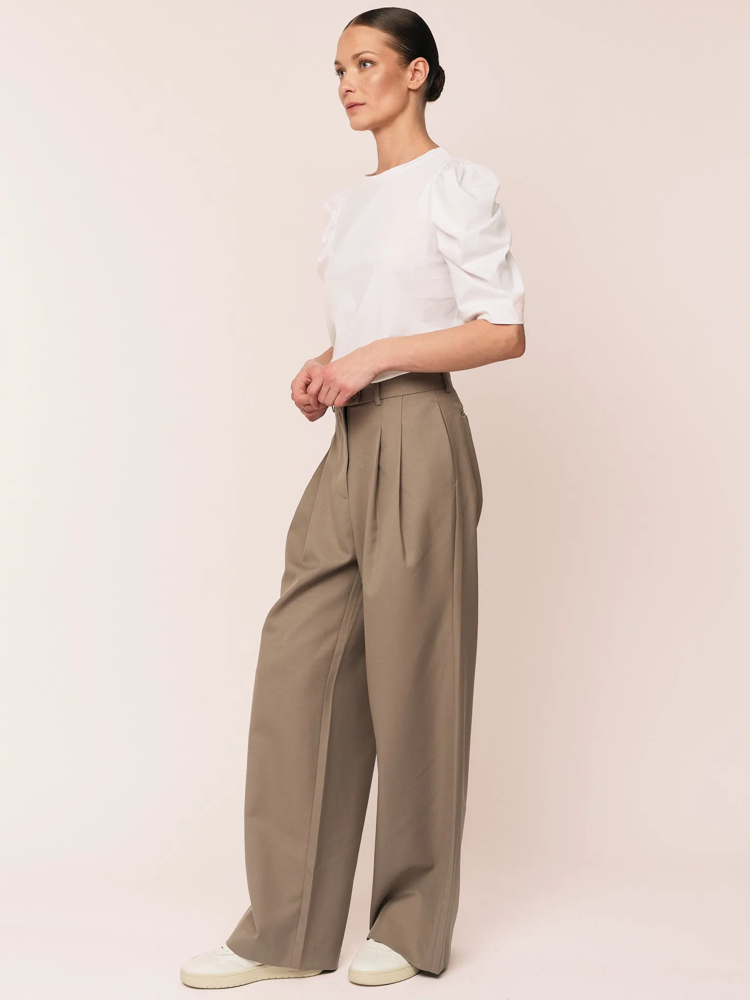 Piruette Wide Trouser - Sand