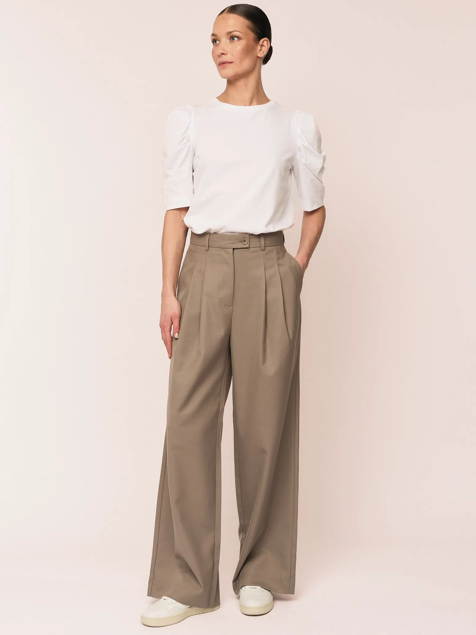 Piruette Wide Trouser - Sand