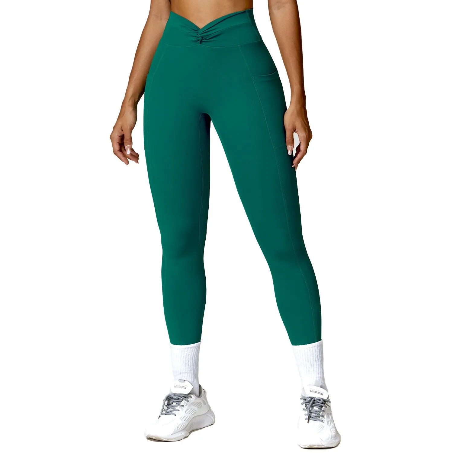 Quick-drying Cross High Waist Hip Lift Yoga Pants